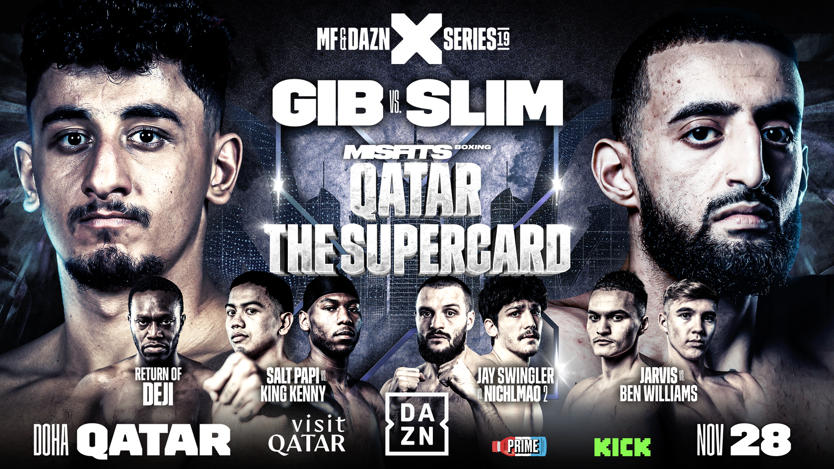 QATAR: THE SUPERCARD CONFIRMED FOR NOVEMBER 28, LIVE ON DAZN