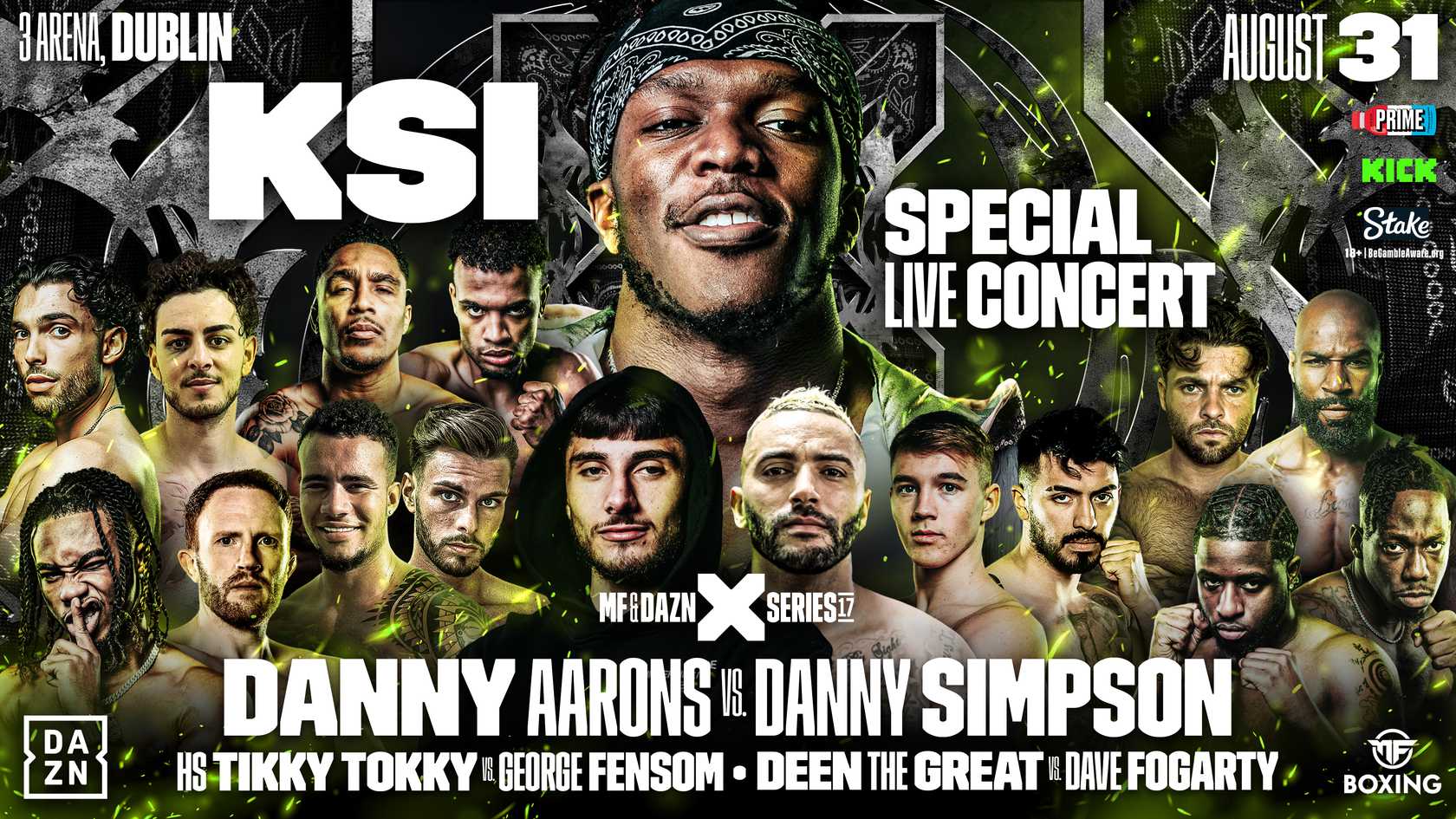 EXCITING MF & DAZN: X SERIES 17 CARD UPDATES AS FIGHTS ADDED TO